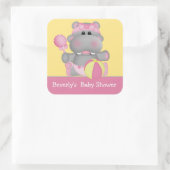 Baby Hippo Baby shower Sticker (Tas)