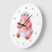 Baby Hippo Clock Grote Klok (Hoek)