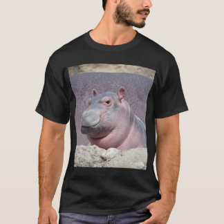 Baby Hippo Fritz in de dierentuin van Cincinnati e T-shirt
