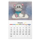Baby Hippo Kinderkalender Kalender (Jan 2027)