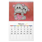 Baby Hippo Kinderkalender Kalender (Feb 2026)