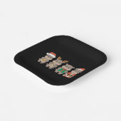 Baby Hippo Moo Deng Christmas Papieren Bordje (Gebogen)