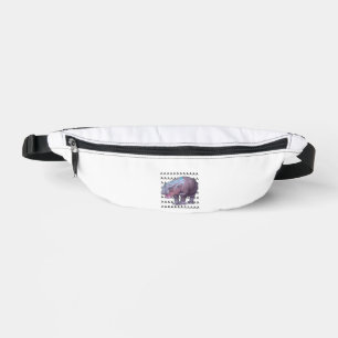 Baby Hippo Moo Deng Tanktop Heuptasje
