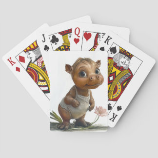 Baby Hippo Playing Cards Pokerkaarten
