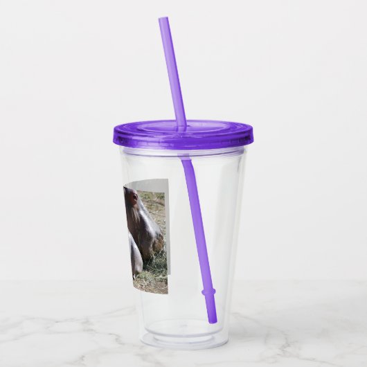 Baby Hippo Tumbler Acryl Drinkbeker (Links)
