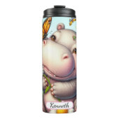 Baby Hippo's heerlijke Daisy Friends Thermosbeker (Voorkant)