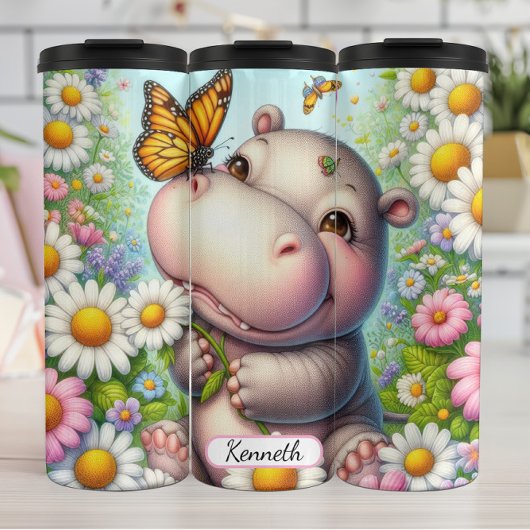 Baby Hippo's heerlijke Daisy Friends Thermosbeker