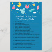 Baby Hoe goed ken je baby shower? (Voorkant)