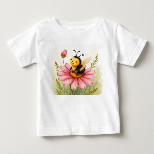 Baby hommel zonnebadend (Voorkant)