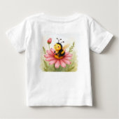Baby hommel zonnebadend (Achterkant)