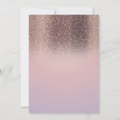 Baby Honey Bee Glitter Birthday Kaart (Achterkant)