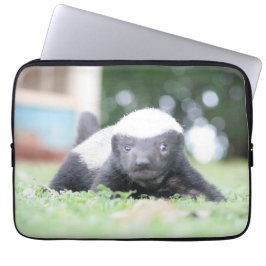 Baby honingbadger laptop sleeve