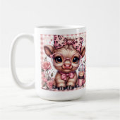 Baby Hoogland Koe Coquette Luipaard Strik IJskoude Koffiemok (Links)