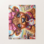 Baby Hoogland Koe Legpuzzel (Verticaal)