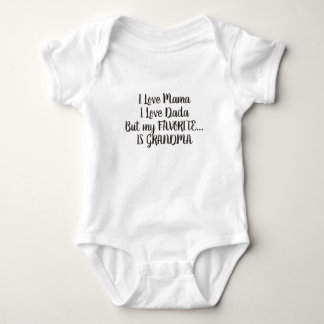Baby houdt van oma romper