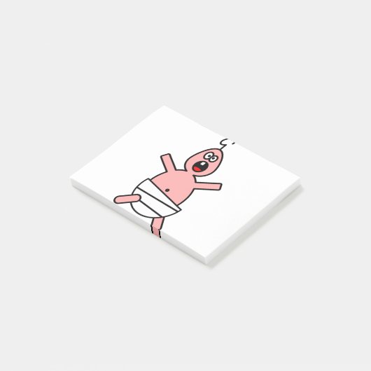 Baby Huilen 2 Post-it® Notes (Schuin)