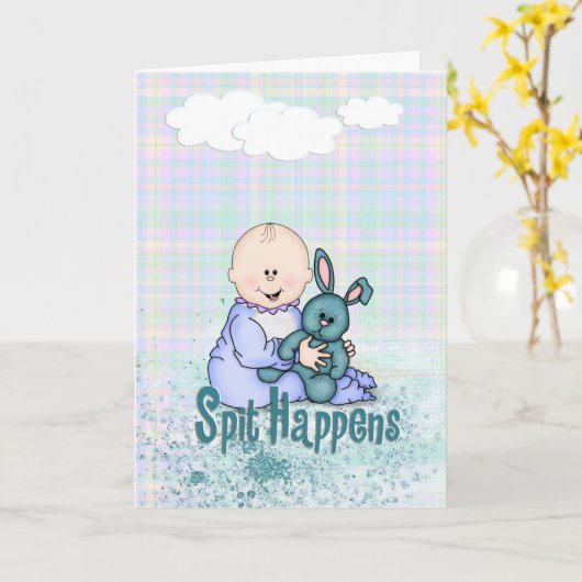 Baby Humor Kaart (Gele Bloem)