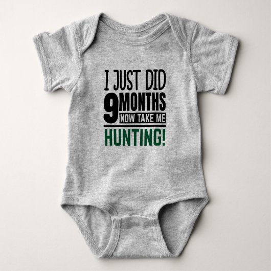 Baby Hunting Jersey Romper (Voorkant)