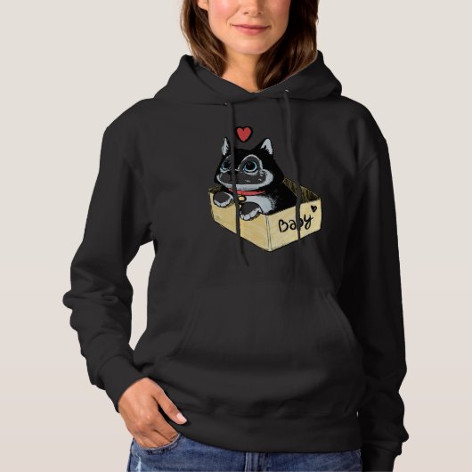 Baby Husky Active Hoodie (Voorkant)