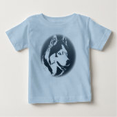 Baby Husky Romper Siberian Husky Puppy Romper (Voorkant)