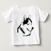 Baby Husky Romper Siberian Husky Romper Customize (Voorkant)