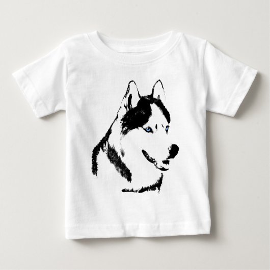 Baby Husky Romper Siberian Husky Romper Customize (Voorkant)