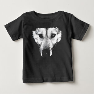 Baby Husky T-shirt Siberische Husky Puppy Baby Shi