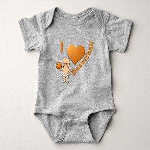 Baby I het Basketbal van de Liefde Romper