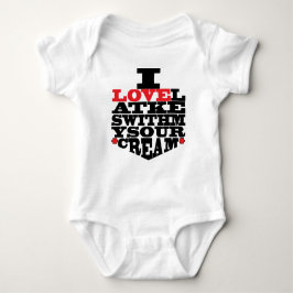 Baby "I Love Latkes" Jersey Bodysuit