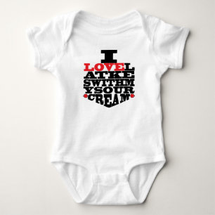 Baby "I Love Latkes" Jersey Bodysuit