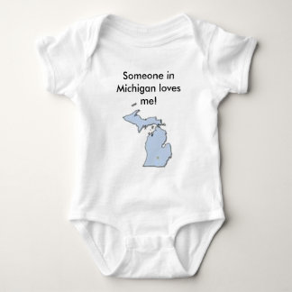 Baby, iemand in Michigan houdt van me! Romper