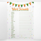 Baby Ierse eerste verjaardagsfeestjes Drieluik Uitnodiging (Binnenkant midden)