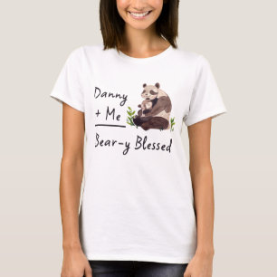 Baby + ik = Beer-achtig Gezegend Panda Matching T-shirt