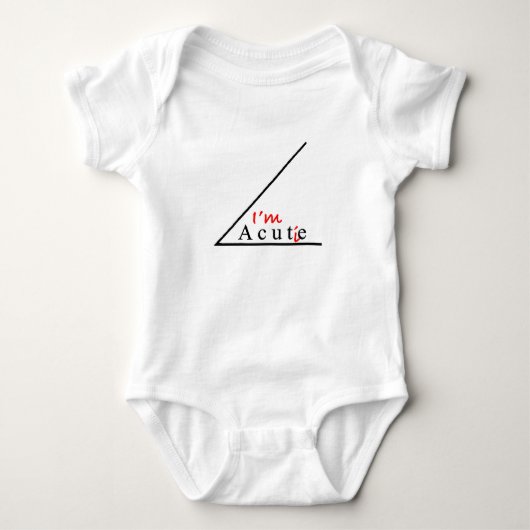 Baby Ik ben acutie Romper (Voorkant)