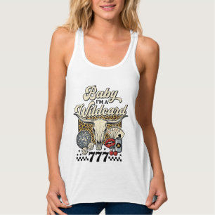 Baby Ik ben een Joker Vintage Western Casino T-shi Tanktop