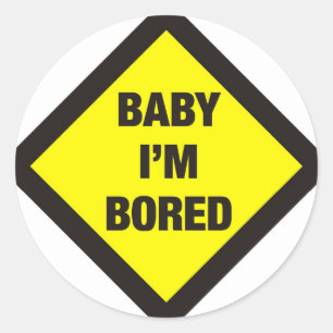 Baby, ik ben verwekt ronde sticker
