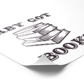 Baby Ik heb boeken Foto Afdruk (Hoek)