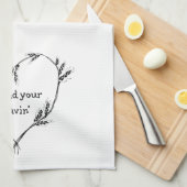 Baby, ik heb je Humor nodig Theedoek (Quarter Fold)