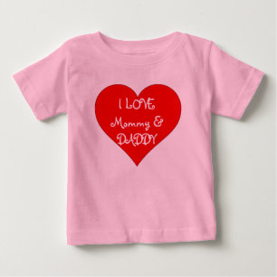 Baby Ik hou van mama en papa Romper