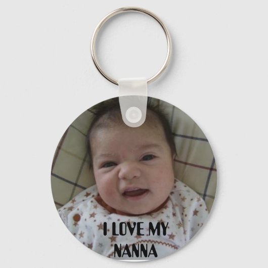 baby, ik hou van mijn NANNA Sleutelhanger (Voorkant)
