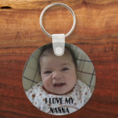 baby, ik hou van mijn NANNA Sleutelhanger (Voorkant)