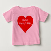 Baby Ik hou van NANA en PAPA (Voorkant)