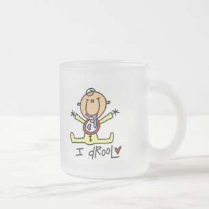 Baby Ik Kwijl T-shirts en cadeaus Matglas Koffiemok