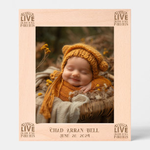 Baby Ik woon nog bij mijn ouders Gegraveerde Lijstjes