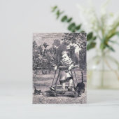 "Baby" illustratie boek Briefkaart (Staand voorkant)