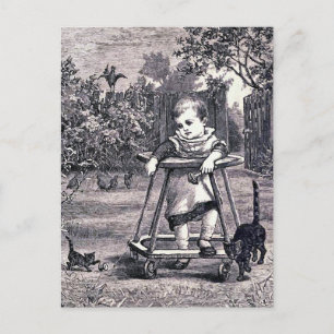 "Baby" illustratie boek Briefkaart