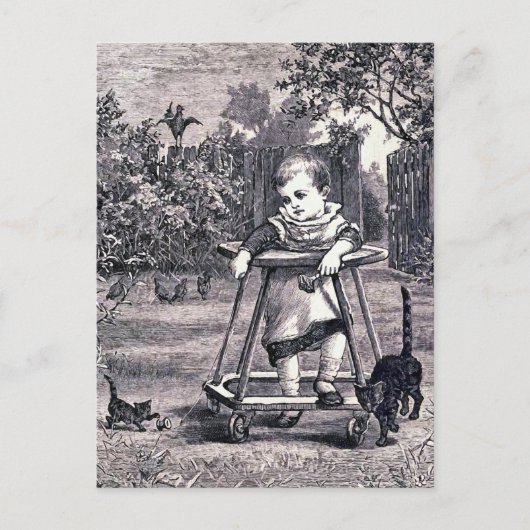 "Baby" illustratie boek Briefkaart (Voorkant)