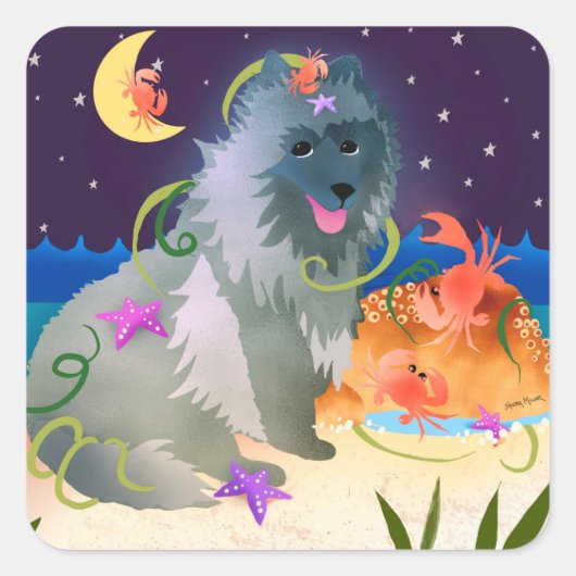 BABY IM A STAR Finse Lapphund Stickers (Voorkant)