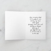 Baby I'm Trying Greeting Card Kaart (Binnen)