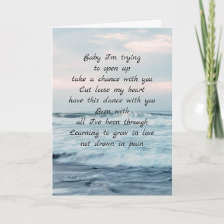 Baby I'm Trying Greeting Card Kaart